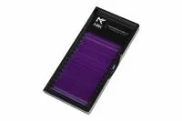 Цветные ресницы MAK (Purple Heart) МИКС (16 линий)