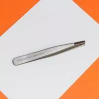Пинцет для бровей EXPERT 10 TYPE 2 (узкие прямые кромки) Staleks