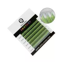Ресницы Professional Fantasy (бело-зеленый) Oko Lashes