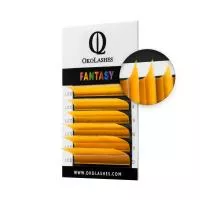Ресницы Oko Lashes Fantasy Неон Оранжевый mix (6 линий)