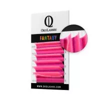 Ресницы Oko Lashes Fantasy Неон Розовый mix (6 линий)