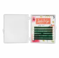 Цветные ресницы Lash&Go (Лэш енд гоу) микс Зеленый 6 линий