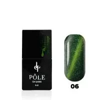 Гель-лак POLE - кошачий глаз №06 - малахит (8 мл.)
