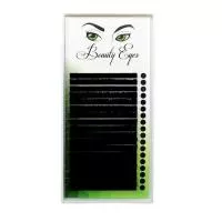 Черные ресницы Beauty Eyes (Бьюти Айс), отдельные длины, 18 лент