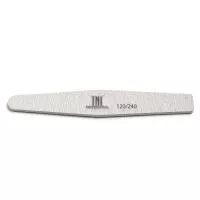 Десять пилок  для ногтей ромб 120/240 хит продаж (серая) TNL