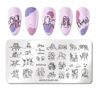 Nicole Diary, Пластина для стемпинга 12*6 см 52291 ND-262, 1 шт