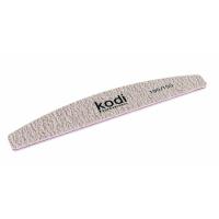 Пилка  для ногтей в форме Полумесяц Kodi абразивность 100/100 цвет:темно-серый (78/30/5)