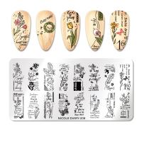 Nicole Diary, Пластина для стемпинга 12*6 см 51041 ND-206, 1 шт